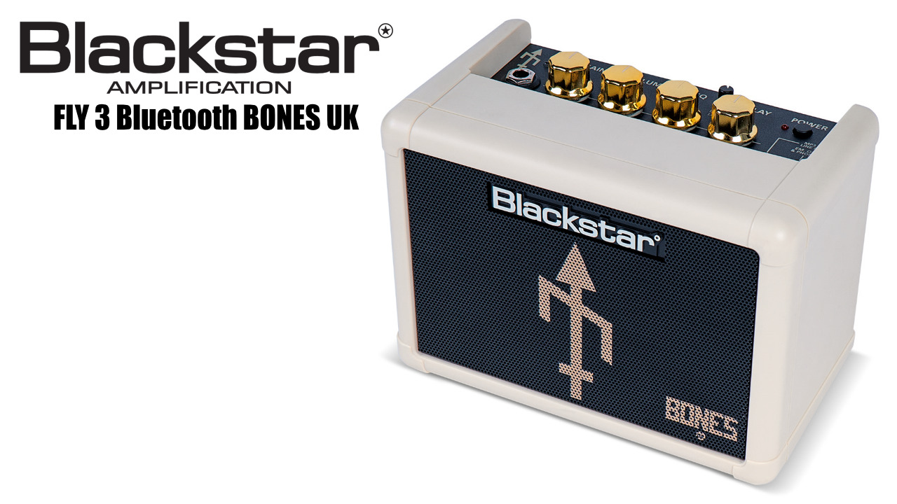 BLACKSTAR（ブラックスター）から小型ギターアンプの「FLY 3 Bluetooth BONES UK」が発売！