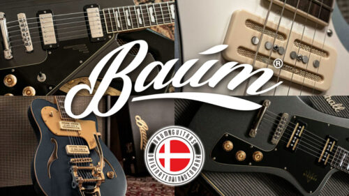 北欧デンマーク発のギターブランドBaum Guitars（バウムギターズ）からレトロモダンデザインを採用したエレキギター18機種が発売！