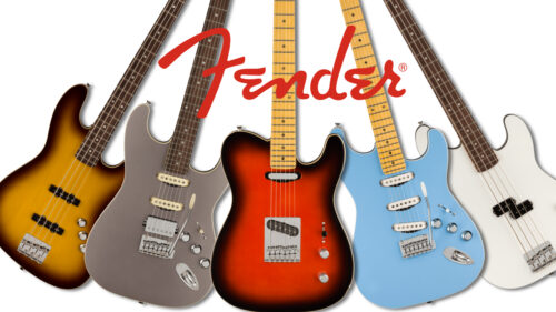 エアロダイン復活！！Fender（フェンダー）からクラシックなデザインを現代的にアレンジしたAerodyne Special シリーズ 全15機種が発売！