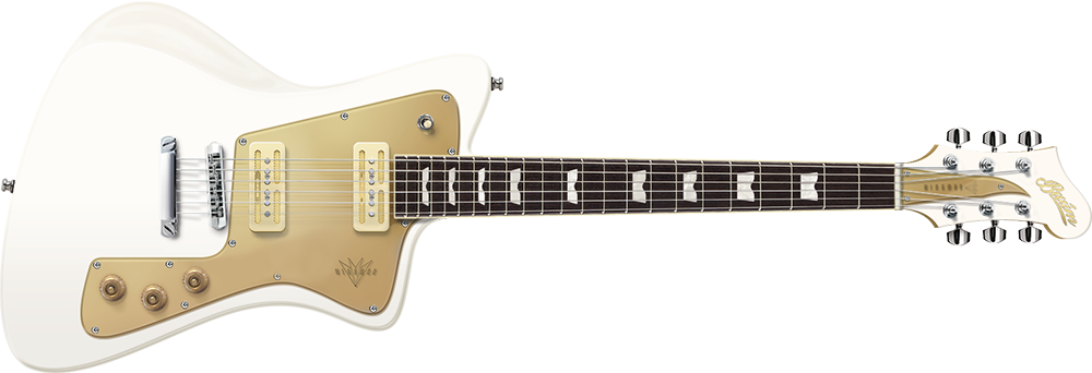Baum Guitars Wingman Limited Drop Vintage White エレキギター