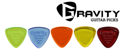 GRAVITY GUITAR PICKS（グラヴィティギターピックス）からアクリルピック “Striker Standard”にピックのエッジにベベル（斜角）加工が施された「SPEED BEVELS」が発売！