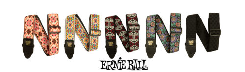ERNIE BALL（アーニーボール）のジャガード織りギターストラップに新デザイン5パターンが追加！