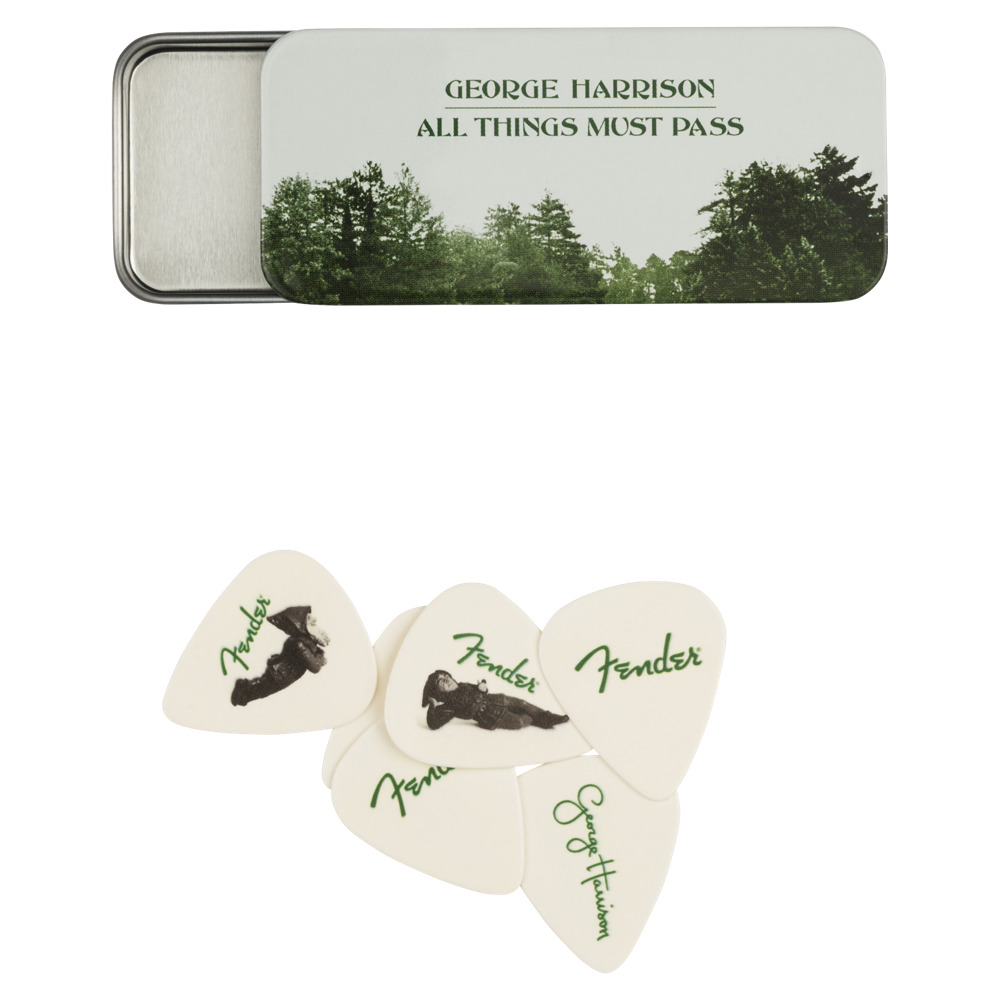 Fender George Harrison All Things Must Pass Pick Tin Set of 6 ギターピック 6枚入り