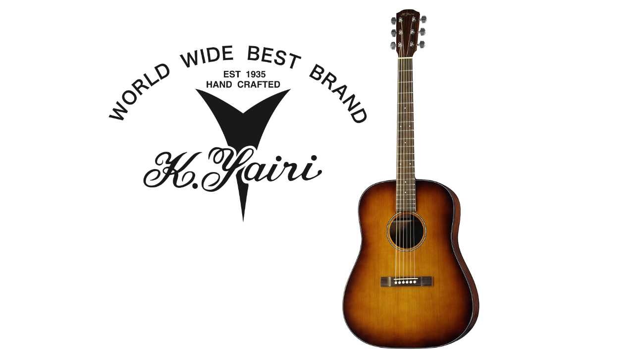 K.Yairi（Kヤイリ）からエントリーモデルYTシリーズにLOサイズが登場。小ぶりなアコースティックギター「YT-2/VS」が発売！