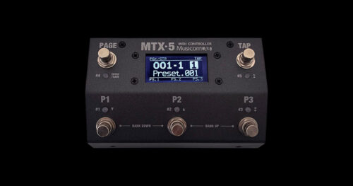 Musicom LAB からライブからスタジオに即戦力のプロ仕様MIDIコントローラー「MTX-5」が発売！