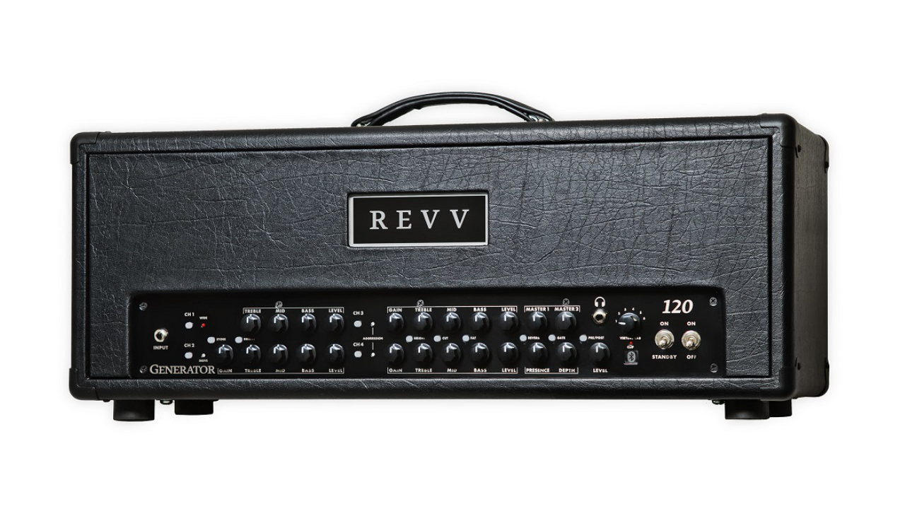 Revv Amplification（レヴ・アンプリフィケーション）からステレオダイレクト出力を実現するリアクティブロードとキャビネットシュミレーターを備えた4チャンネル仕様のギターアンプヘッド「Generator 120 MK3」が発売！