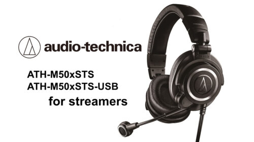 audio-technica（オーディオテクニカ）から 音質にこだわる“配信者向け”ストリーミングヘッドセットが登場！ XLR対応「ATH-M50xSTS」と、USB対応「ATH-M50xSTS-USB」が発売！