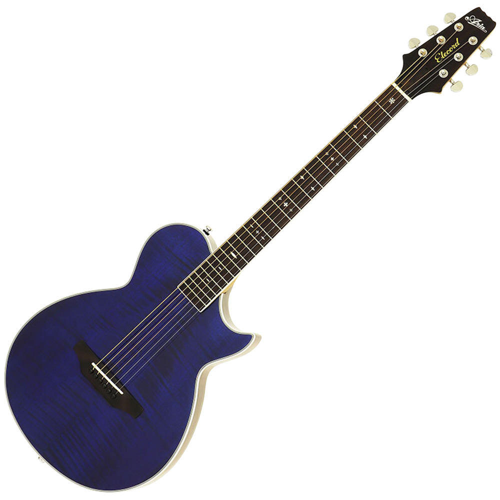 ARIA APE-100 SBL See-through Blue エレクトリックアコースティックギター