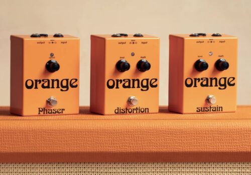 ORANGE（オレンジ）からヴィンテージのエフェクトペダルを現代にリブートした3つのペダル「Distortion」「Phaser」「Sustain」が登場！