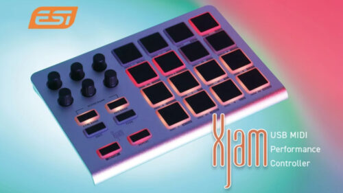ESIから小型で本格的なプラグ＆プレイ対応のMIDIコントローラー「Xjam」が発売！
