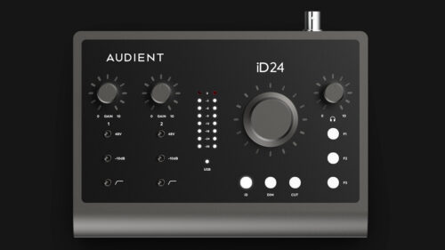 audient（オーディエント）から高性能AD/DAコンバーターを備えた10in/14outのオーディオインターフェース「iD24」が登場！
