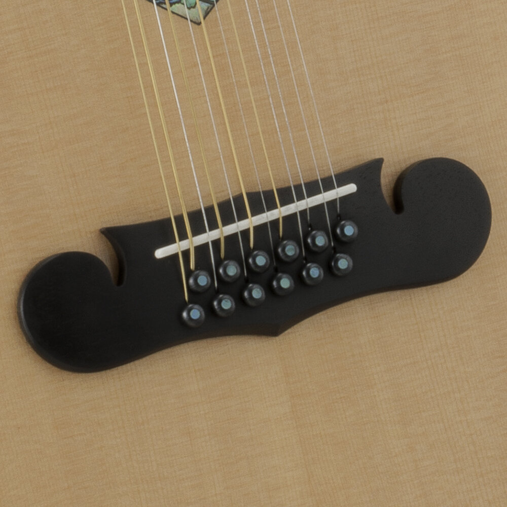 ZEMAITIS CAJ-300HS-12 Natural 12弦 エレクトリックアコースティックギターブリッジ