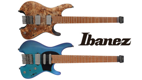 Ibanez（アイバニーズ）のヘッドレスエレキギター Qシリーズから新SPOTモデル「Q52PB-ABS」「Q547-BMM」が発売！