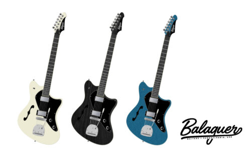 Balaguer Guitars（バラゲールギターズ）のEspadaシリーズからfホールを施したセミホロータイプにトレモロ・ブリッジを搭載した「Espada Ambient Select」が発売！