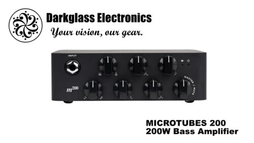 Darkglass Electronics（ダークグラスエレクトロニクス）から、よりスリムにより軽量になった200Wベースアンプヘッド「Microtubes 200」が発売！