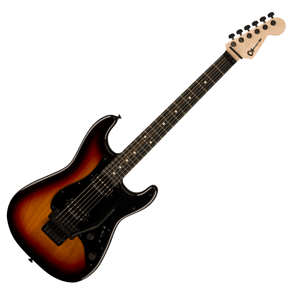 Charvel Pro-Mod So-Cal Style 1 HH FR E Ebony Fingerboard Three-Tone Sunburst エレキギター