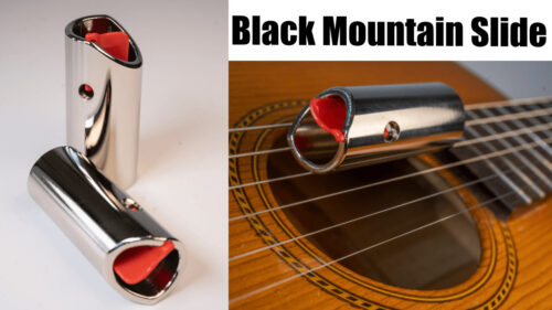 SLIDE GUITARを次のレベルに引き上げる新発明！スプリングアーム・アタッチメント搭載の「Black Mountain Slide」3サイズが発売！