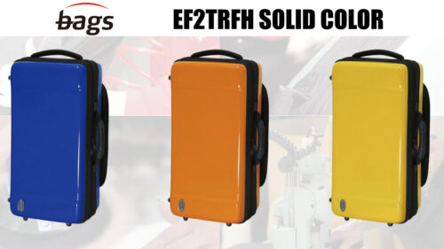 トランペッターの持ち替え楽器として定番 bags（バッグス）の「フリューゲルホルン」が入るWケース「EF2TRFH」に新色登場！