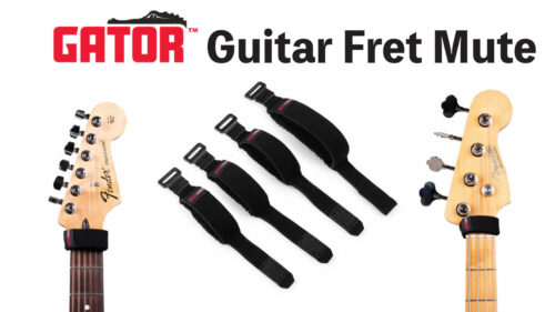 Gator（ゲイター）からテクニカルなプレイをサポートする強力ツール「GuitarFretMute」4サイズが発売！
