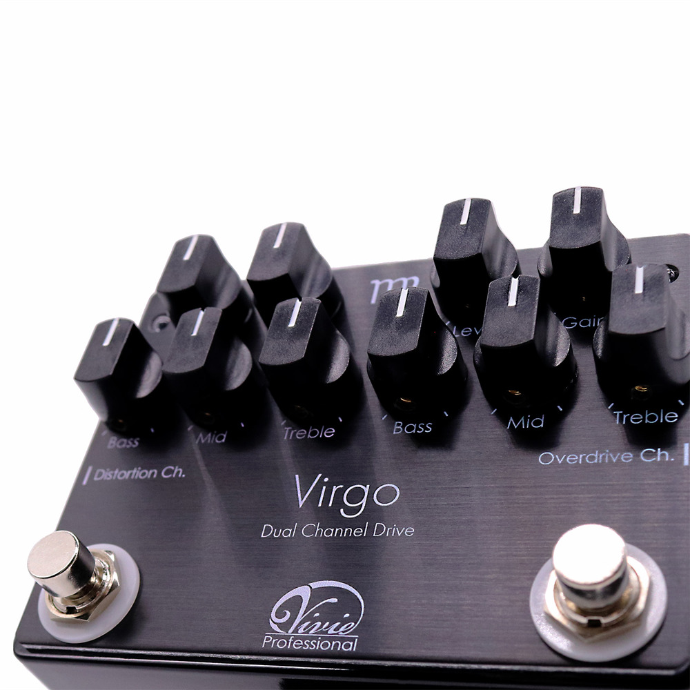 Vivie Professional Virgo ディストーション オーバードライブ ブースター ギターエフェクター
