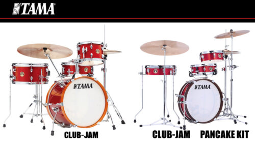 TAMA（タマ）のコンパクトドラムキット「CLUB-JAM」「Club-JAM Pancake」の2機種に新色が登場!