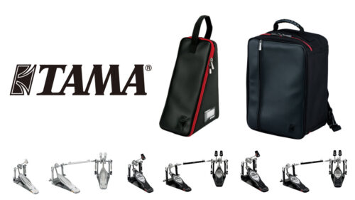 TAMA（タマ）から「Speed Cobra」と「Iron Cobra」の6種の付属ケースが、保護能力の高い素材を採用した『ソフトキャリングバック』に変更され本体と付属で発売！