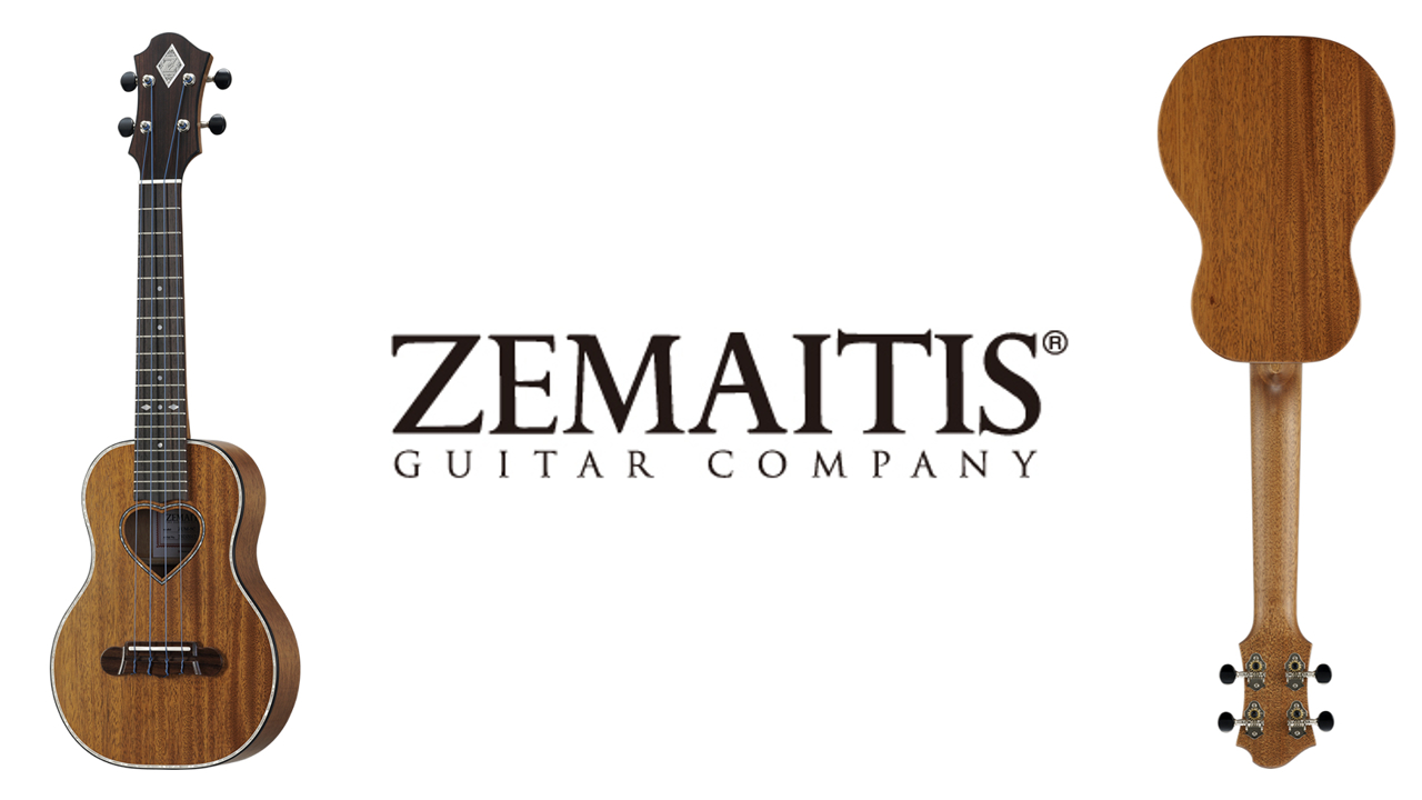 ZEMAITIS 日本製コンサート ウクレレ ZUM-5C登場