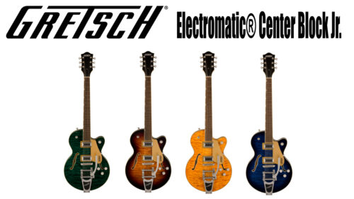 GRETSCH（グレッチ）から大音量でのピュアでパワフルなGRETSCHサウンドを実現可能なエレキギター「Electromatic Center Block Jr.ギター」４機種が発売！
