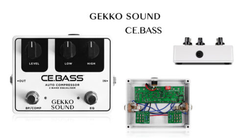 GEKKO SOUND（ゲッコーサウンド）から2バンドEQを搭載したナチュラルコンプレッサー「CE.BASS」が発売！