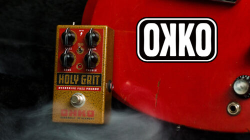 OKKO（オッコ）から 混じりっ気のないオーバードライブ、ローゲインファズ、ビンテージプリアンプの3 in 1ペダル「HOLY GRIT」が発売！