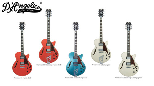 D’Angelico（ディアンジェリコ）から「Premier SS」シリーズに人気カラー3色が発売！