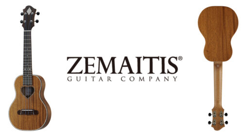 ZEMAITIS（ゼマイティス）からマホガニー・ボディーの日本製コンサート・サイズ・ウクレレ「ZUM-5C」が発売！