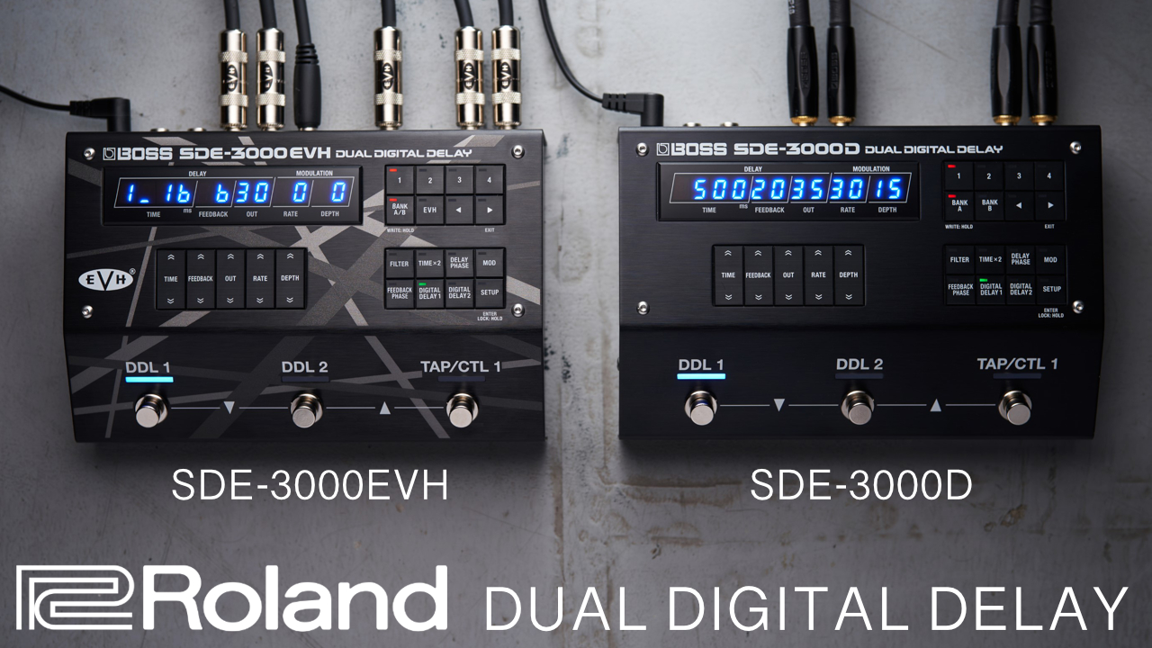 BOSSからRoland SDE-3000を再現した「SDE-3000D」が発売！