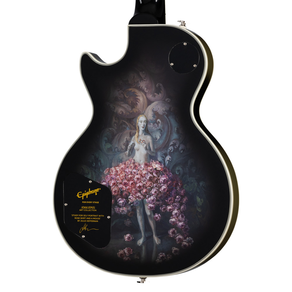 Epiphone エピフォン Adam Jones Les Paul Custom Art Collection Julie Heffernan’s Study For Self-Portrait with Rose Skirt and a Mouse エレキギター