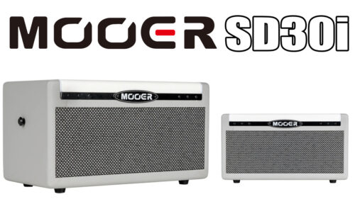 Mooer（ムーアー）から多彩なアンプモデルとエフェクトを組み合わせたトーンをアプリから設定して操作できるギターアンプ『SD30i』が発売！