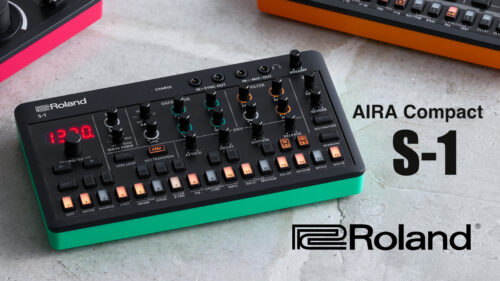 ROLAND（ローランド）のAIRA COMPACTシリーズに新機種が登場！創造力を掻き立てるマイクロ・ポリフォニック・シンセ「S-1」が発売！