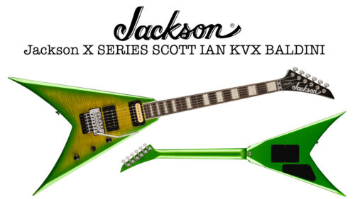 Jackson（ジャクソン）からスラッシュメタル四天王Anthraxのリズムギタリスト、スコット・イアン思い入れの一本「Jackson X SERIES SCOTT IAN KVX BALDINI」が発売！