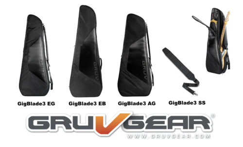 Gruv Gear（グルーブギア）からサイドキャリー方式を採用し、使いやすさ、運びやすさを追求した新製品のギグバッグ「GigBlade3」が発売！