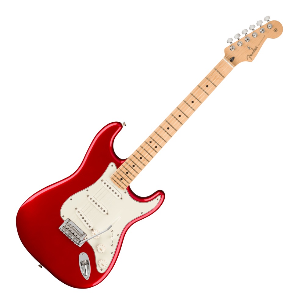 Player Stratocaster MN Candy Apple Red エレキギター