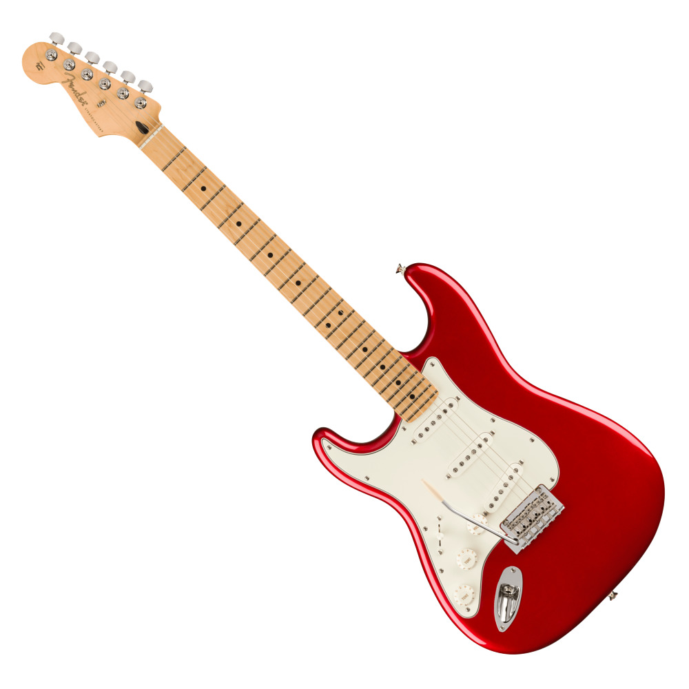 Player Stratocaster LH MN Candy Apple Red エレキギター