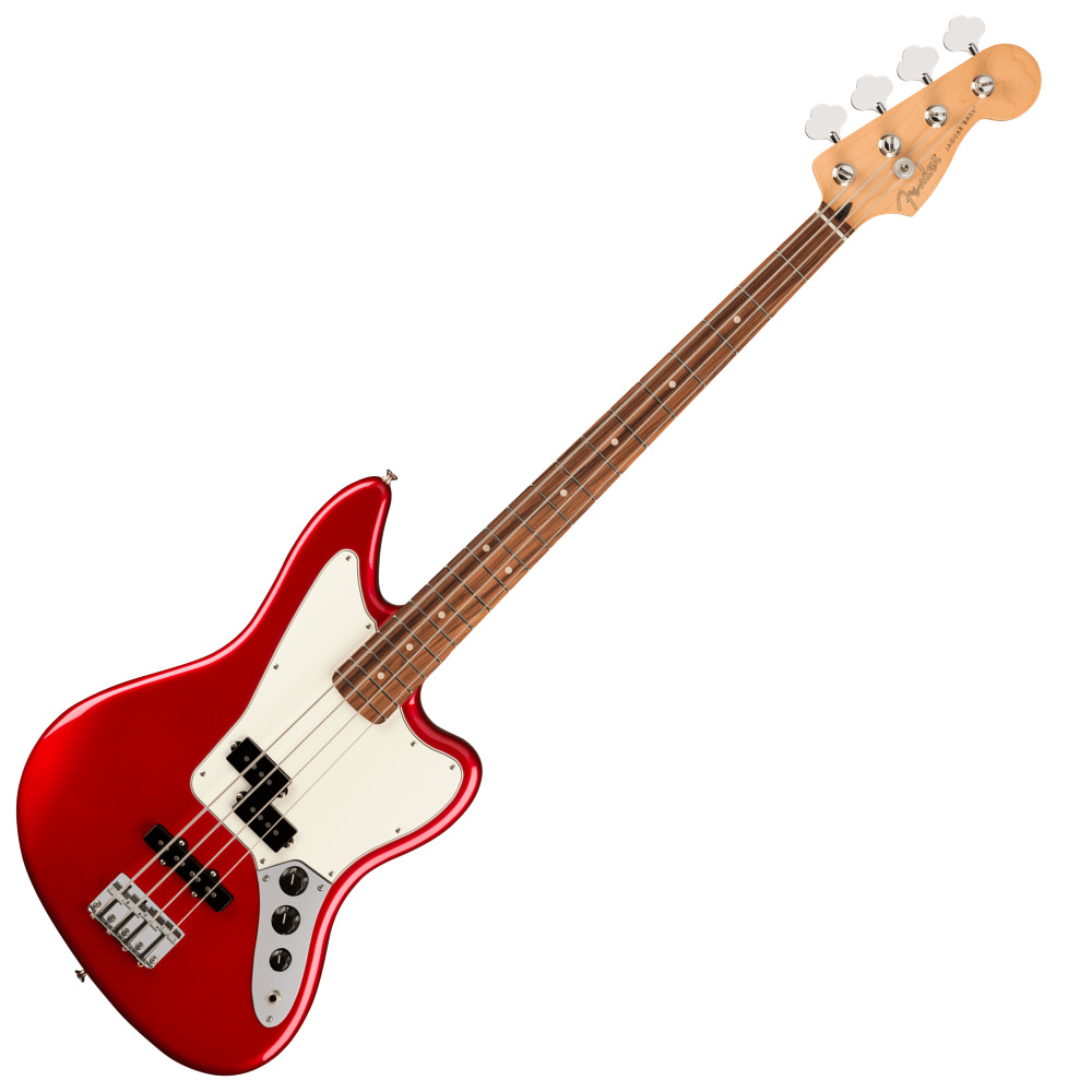 Player Jaguar Bass Pau Ferro Fingerboard Candy Apple Red エレキベース