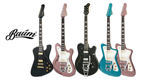 デンマークで創設しグローバルに展開しているギターブランド Baum Guitars（バウムギターズ）からレトロ・モダン・デザインを採用したシリーズに新色が登場！