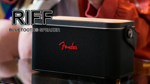 Fender Audio（フェンダー オーディオ）から ギターやベースを接続しアンプとしても楽しむことができる機能を盛り込んだ1台二役のポータブル Bluetooth® スピーカー「RIFF」が発売！