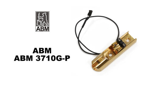 ABM（エービーエム）からサドルにピエゾピックアップが内蔵されたベース用のシングルブリッジ「ABM 3710G-P」が発売！