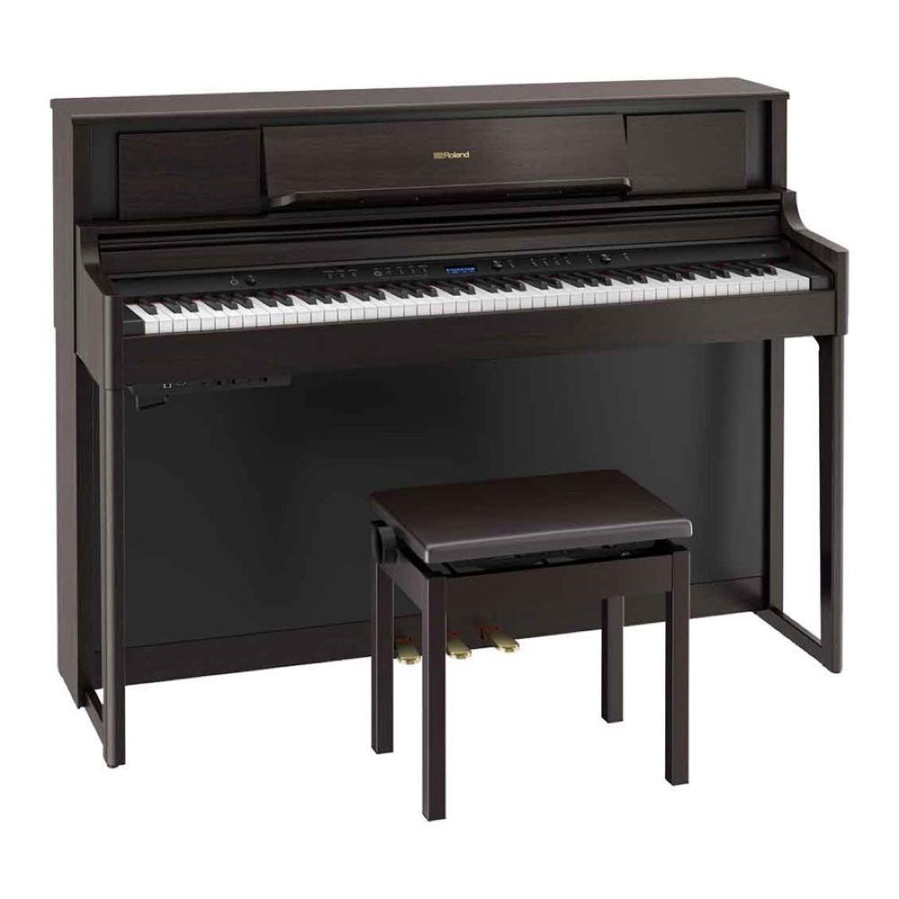 ROLAND LX705-DRS 電子ピアノ 高低自在椅子付き ダークローズウッド