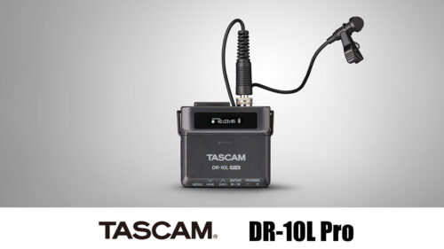 TASCAM（タスカム）から超コンパクトな32ビットフロート録音対応ピンマイク フィールドレコーダー「DR-10L Pro」が発売！