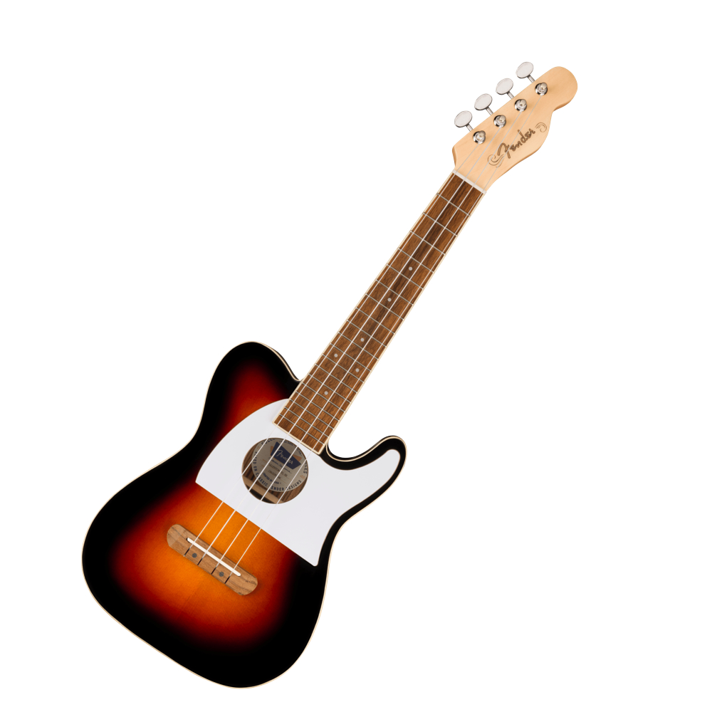 Fender フェンダー Fullerton Tele Uke Walnut Fingerboard White Pickguard 2-Color Sunburst