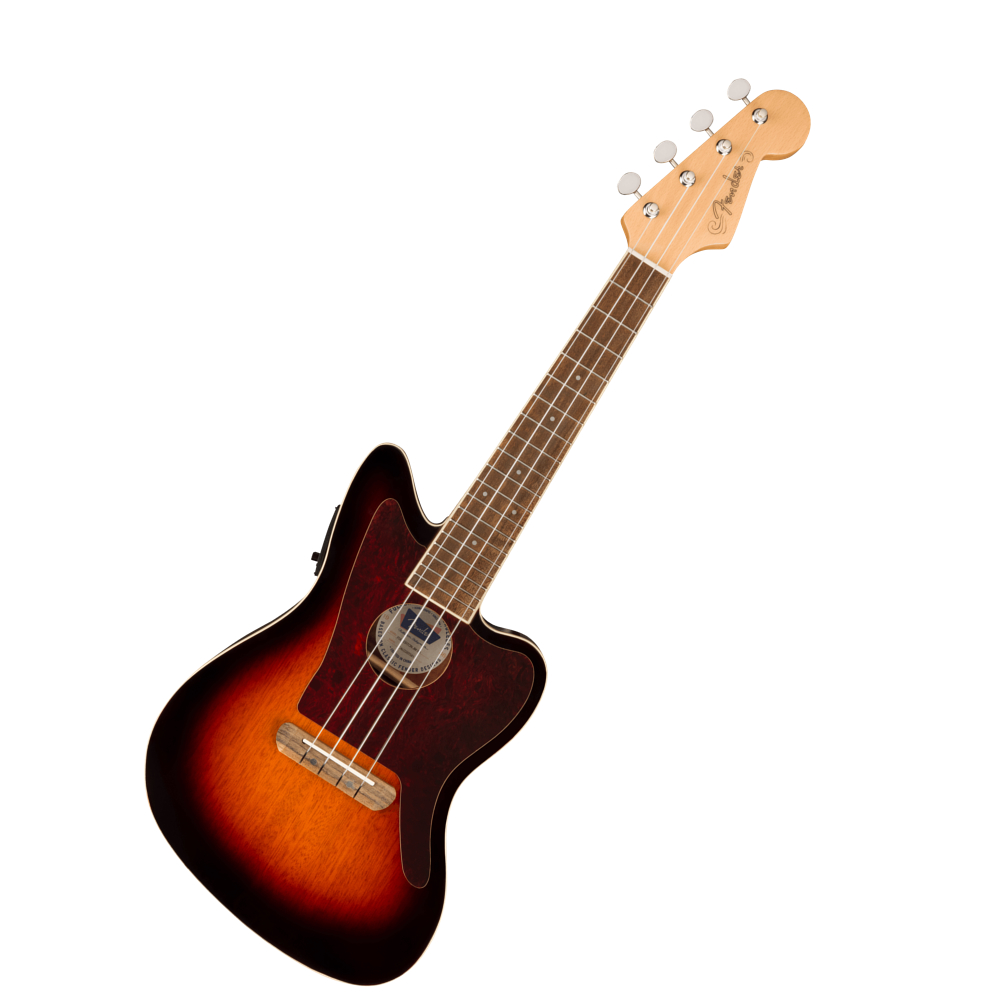 Fender フェンダー Fullerton Jazzmaster Uke Walnut Fingerboard べっ甲柄 Pickguard 3-Color Sunburst