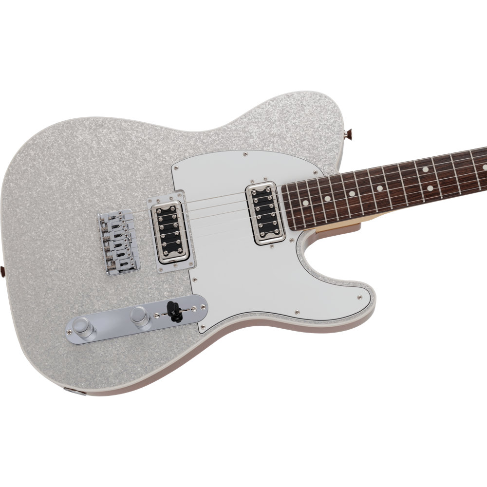 Made in Japan Limited Sparkle Telecaster, Rosewood Fingerboard, Silver