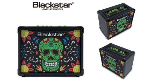 BLACKSTAR（ブラックスター）の多機能小型ギターアンプ「ID:Core 10 V3」のスカル柄ペイント仕様「Suger Skull 3」が数量限定で登場！